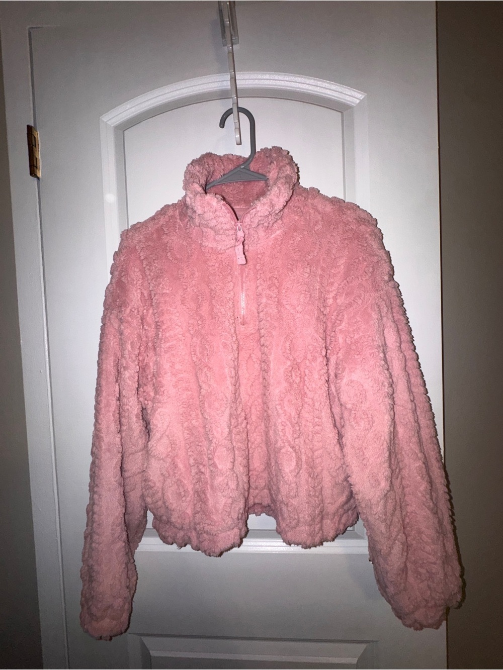 Pink Fleece Zip-Up Jacket